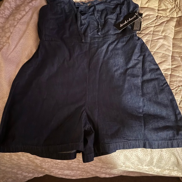 Derek Heart Dark Blue Jean Shorts, jumper Small NWT - Picture 9 of 12